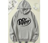 Dr Pepper Inspired Vintage Print Comfy Sweatshirt Active Sweatshirts for Women with Pocket  1885 Heritage Graphic Tee Style