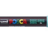 Posca Pc-5m Marcador de Pintura - Punta de Poliester 1.8-2.5mm - Tinta Base Al Agua - Resistente a la Luz - No Permanente - Verde Marino (6 Uds)