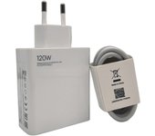 Cargador original estándar Europeo de 120 W, ajustado para el cargo de teléfono móvil Xiaomi, Carga máxima.