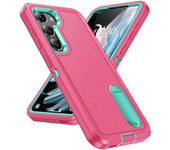 Dual Layer Anti-Slip Heavy Armor Phone Case for Samsung Galaxy S24 S23 S22 Plus Ultra A15 A54 A14 A13 A53 A03S Shockproof Cover