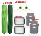 Hepa Filter Side Brush For iRobot Roomba I7 I7+ I6 I8 I3 E5 E7 E&I Series Vacuums Cleaner Dust Bag Replacement Parts