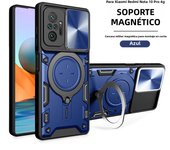 Magsafe Magnetic Camera protection case For Redmi Note 10 Pro 10s Armor Hybrid Metal Ring Back Cover For Redmi 10A 11A 9T 9C NFC