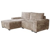 Sofá rinconero Columbus 204 , Muebles ES, Caja de ropa de cama, Función de descanso, 237 x 90 x 180cm