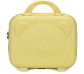 14 pulgadas PP equipaje de mano 3D Oso de dibujos animados caso cosmético multifuncional mini bolsa de almacenamiento de cosméticos recuerdo