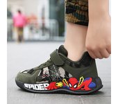 Disney Shoes Children Camouflage Green Sneaker Shoes For Kid Walking PU Breathable Shoes Size 26-35
