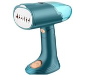 Vaporizador de ropa de viaje, 1500 W, calentamiento rápido, vaporizador de ropa portátil con tanque de agua de 130 ml, calentamiento rápido en 10 segundos para eliminar arrugas de todo tipo de telas.