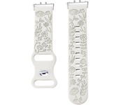 Prints Design Strap for Samsung Galaxy Fit 3 Watch Band Silicone Engraving Bracelet for Samsung Galaxy Fit3 Floral Wristband