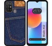 Funda Silicona para ZTE Blade A52 diseño Vaquero Dibujos