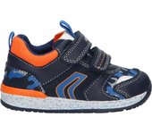 Deportivas de Niño geox B150RB 08514 B RISHON CF47R NAVY-LT ORANGE