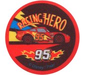 Parches Ropa Disney – Pixar – Vehículos – Transportes – Racers – Carreras – Parche Impreso Ropa – (licencia oficial) – Cars Kachow – Coches – Rayo McQueen – 6,5 x 6,5 cm. - Moda The Happy Patch