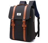 Mochila de Lona para Mujer Mochila Casual para Estudiantes Universitarias Mochila para Portátil de 15 pulgadas Mochila Escolar para Adolescentes