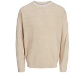 Jersey Jack&Jones Walter beige de punto para hombre