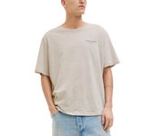 Camiseta Jack&Jones Jeff beige manga corta para hombre