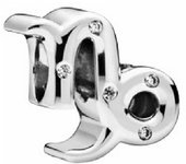 Charm Pandora Signo Zodiaco Capricornio circonitas transparentes