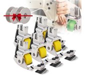 Prensatelas para dobladillo enrollado ajustable y versátil, prensatelas para máquina de coser con dobladillo enrollado, prensatelas para dobladillo enrollado para coser, pie para dobladillo para máquina de coser, herramienta para dobladillo (2 colores)