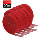 20/2m Nylon Plant Ties Resealable Cable Ties Self Adhesive Plant Fastener Tape For Support Grape Vines Tomato Garden Tooll