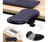 Ergonom Reposabrazos para escritorio, soporte de muñeca para teclado, cojín de ratón, cojín de espuma de memoria para computadoras, ordenador portátil, trabajo, juegos (2 piezas)