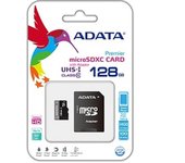 ADATA MicroSDHC 128GB UHS-I CLASS10 c/adapt