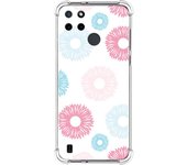 Funda Silicona Antigolpes para Realme C21Y / C25Y diseño Flores 06 Dibujos