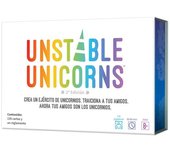 Juego de Cartas Unstable Unicorns - Temática Fantasía - 2 a 8 Jugadores - A Partir de 8 Años - Duración 30-60min - Marca Asmodee