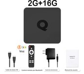 128GB Q1 Smart TV Box Android14 Allwinner H313 Dual Wifi 8K 64G 128G Media Player Android14  Google Media Player Set Top Box