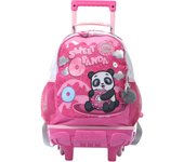 Totto Mochila infantil ruedas Sweet Panda -Dimensiones:28.5 x 41 x 12.5 cm-Material: Poliester