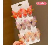 6/12/24/36 pieces of sweet girl butterfly hairpins that do not hurt hair, super nice and cute hairpins