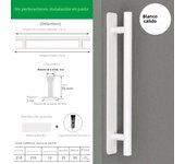 Aluminium Alloy Door Handle New Punch-free Self-Adhesive Sliding Door Knob Hardware Multifunctional Door Handlebar Door