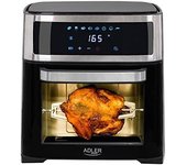 Adler Horno Freidora de Aire Caliente 13L Convección Sin Aceite 8 Programas