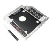 New Aluminum SATA 3.0 2nd HDD Caddy 9.5mm SSD Case HDD Enclosure For Apple Macbook Pro Air 13" 15" 17" SuperDrive Optibay
