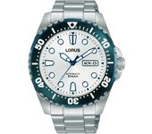 Lorus Reloj Hombre Hombre Sports Automatico Esfera Plata Acero 10 Atm
