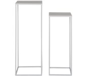 Consola Beja, Metal, Beige, 22x22x60 cm