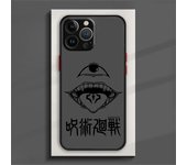 Cool Jujutsu Kaisen Phone Case For iPhone 15 14 13 12 11 8 7 Pro Max mini XS XR X Plus SE Frosted Translucent Cover