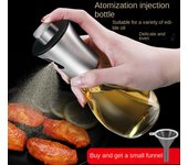 Oil Spray Pot Oil Sprayer For Cooking Spray Bottle Barbecue Multi-Function Air Fryer Glass High-Pressure Baking Oil Pot