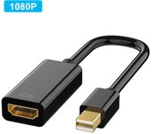 Mini DisplayPort to HDMI-compatible Adapter 4K/1080P Mini DP Male to HD Female Converter Compatible for MacBook Air/Pro