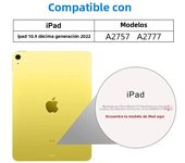 2PCS Glass Screen Protector Tablet Case for IPad Air Pro 10th Generation 10.9 11 10.2 Inch 2022 2024 I Pad 10 9 8 7 6 Gen Cover