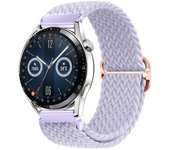 20mm 22mm Braided Solo Loop Strap For Samsung Watch 5/4/3 Active 2/Huawei Watch 3/GT Nylon Elastic Bracelet Amazfit GTR/GTS Belt