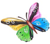Metal Butterfly Ornament Wall Hanging Garden Craft Iron Art Artwork Statue Sculpture Home Decoration Indoor Outdoor Courtyard
