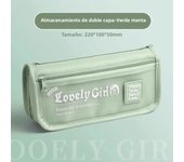 Large Capacity Transparent Pencil Case Student Pencil Box Ins Simple Korean Pen Bag School Office Supplies Stationery
