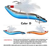 1pc Artificial Simulation Leech Sequin Lure, Sinking Metal Bionic Spoon Spinner Bait With Feather Hook, Fishing Accessories
