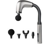 2024 New Smart Curved Hook Fascia Gun Electric Massager Massage Hammer Electric Fascia Gun Home Handheld Hammer Back Artifact
