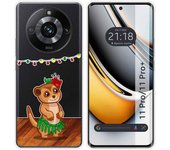 Funda Silicona Transparente para Realme 11 Pro / 11 Pro+ Plus 5G diseño Suricata Dibujos