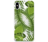 Funda compatible con iPhone X - XS - Hojas Verdes CL