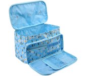ZVD Organizador de almacenamiento para lanas, bolsa de ganchillo, soporte portátil ligero, bolsa de tejer, bolsa para ganchos de ganchillo, proyectos de