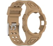 Transparent Case Cover+Strap for Samsung Galaxy Watch 4 Classic 46mm TPU correa sport bracelet Galaxy watch 6 5 4 44mm 40mm band