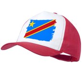 MERCHANDMANIA GORRA COLOR bandera república democrática del congo pais color cap