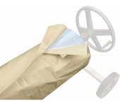 Cubierta de carrete para cubierta de piscina en tela impermeable 190t, cubierta protectora para piscina interior al aire libre, cubierta para cubierta solar, cubierta de piscina antiviento/lluvia/polvo/UV