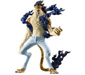 Figura banpresto one piece king of artist rob lucci awakening ver. 19cm