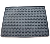 468 Mini hemispherical hole Mold Microwave Oven Pad Kitchen Drainage mat soft Silicone Mold making dog food Chocolate Candy Mold