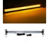 Car Emergency Grill Warning Lamp 80 LED Strobe Police Lights Red Blue Windshield Auto Bar Traffic Advisor Flashlight 12V 24V